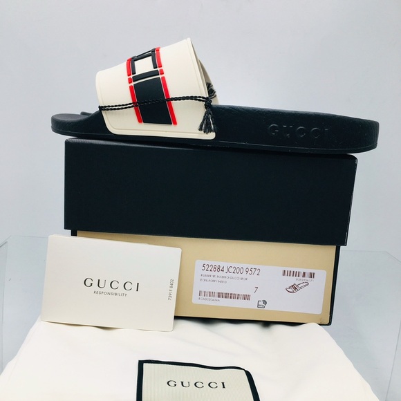 Gucci 522884 JC200 9572 Women’s Rubber Slide/ sandal - Picture 15 of 15